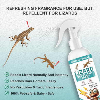 Petzlora Lizard Repellent Spray (Pack of 2x250ml)