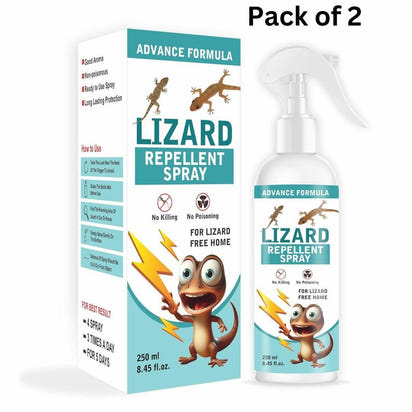 Petzlora Lizard Repellent Spray (Pack of 2x250ml)