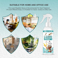 Petzlora Lizard Repellent Spray (Pack of 2x250ml)